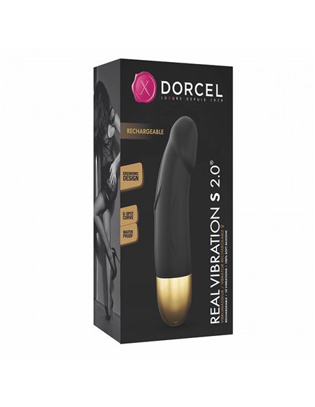 VIBRATORE Real Vibration S - Black-Gold 2.0 Ric