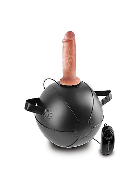 MACCHINA DELL'AMORE Vibrating Mini Sex Ball - 6 inch Flesh