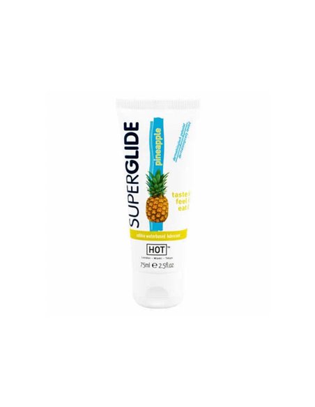 LUBRIFICANTE HOT SUPERGLIDE EDIBLE LUBRICANT- PINEAPP