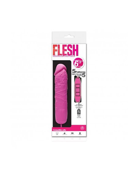 VIBRATORE Silicone USB Vibe Pink