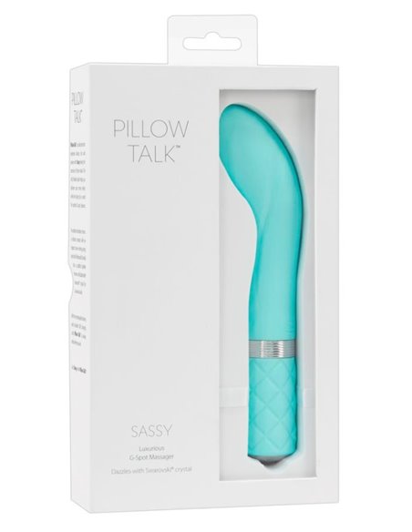 VIBRATORE SPECIALE PER PUNTO G Pillow Talk Sassy Turchese