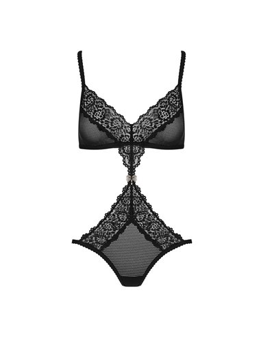 CAMICIA DA NOTTE E PERIZOMA Amarone babydoll & thong L/XL