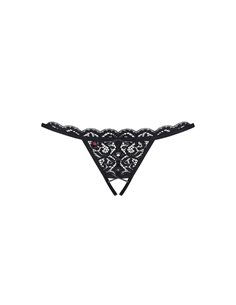 COMPLETO SEXY 838-COR-1 corset & thong S/M black