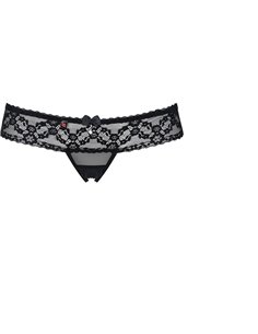 COMPLETO SEXY 838-COR-1 corset & thong L/XL black