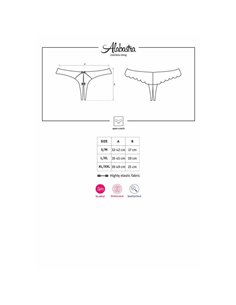 BABYDOLL E PERIZOMA 838-BAB-1 S/M black