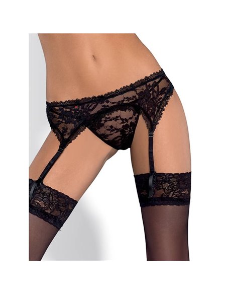 REGGICALZE E PERIZOMA Catia garter belt & thong S/M