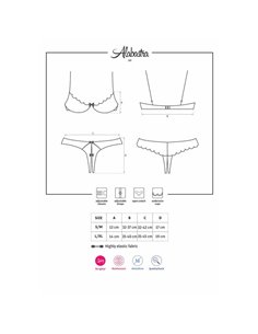 COMPLETO SEXY ABBINATO Lovica corset & thong L/XL