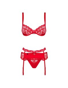 KIT REGGISENO GIARRETTIERA E PERIZOMA Merossa set 3pcs S/M
