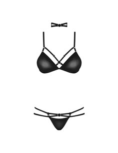 COMPLETINO SEXY 810-CHE vestaglia e perizoma L/XL black