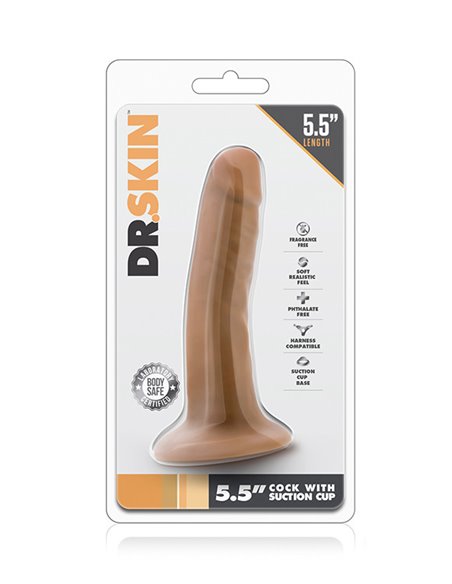 DILDO REALISTICO "DR. SKIN 5.5INCH COCK WITH SUCTION CUP"