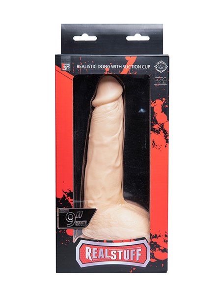 DILDO REALISTICO "REALSTUFF REALISTIC DONG 9inch"