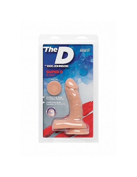 DILDO REALISTICO "The D - Super D - 6 Inch - Vanilla"