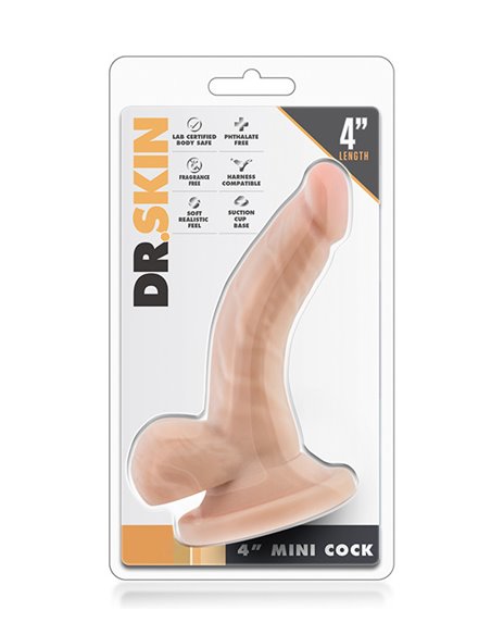 DILDO REALISTICO MINI "DR. SKIN 4 INCH - MINI COCK BEIGE"