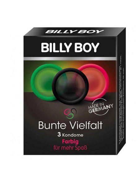 Billy Boy preservativi-3 colori diversi
