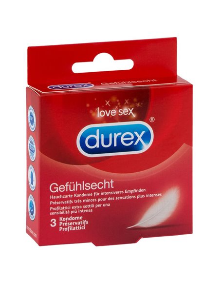 Preservativi Durex Sensitive 3 pieces