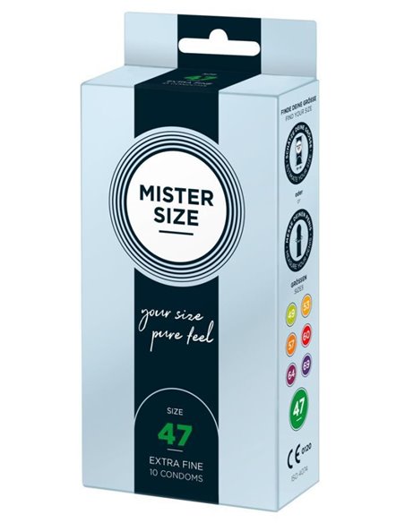 Preservativi Mister Size 47mm pack of 10