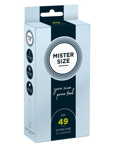 Preservativi Mister Size 49mm pack of 10