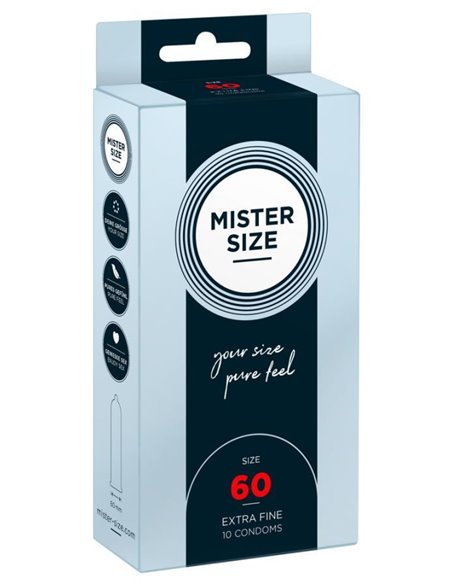 Preservativi Mister Size 60mm pack of 10