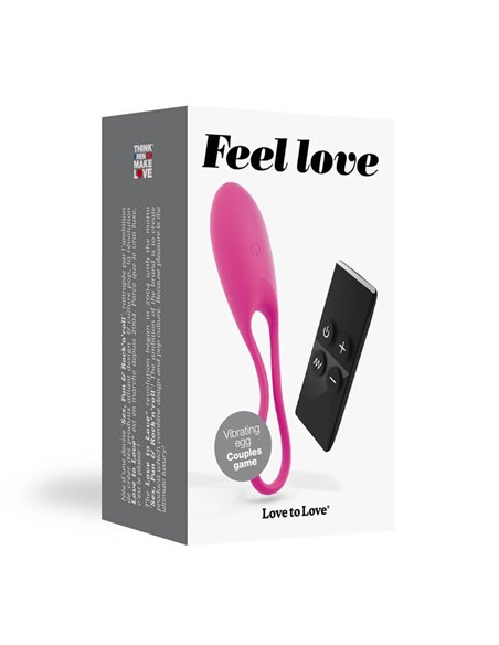 Ovetto Vibrante FEEL LOVE - Vibrating Egg PINK