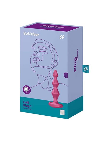 Plug Anale Vibrante SATISFYER LOLLI PLUG 1 - MAGENTA