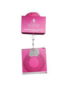 MANETTE COSTRITTIVE Furry Handcuffs Rosse