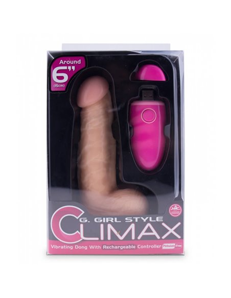 VIBRATORE G Girl Style Climax 2 Dong-Vibration 15 cm