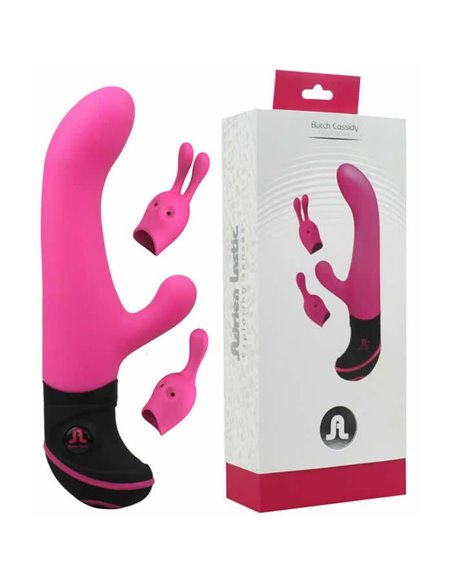 VIBRATORE DOPPIO Buch Cassidy 10 funzioni Magenta